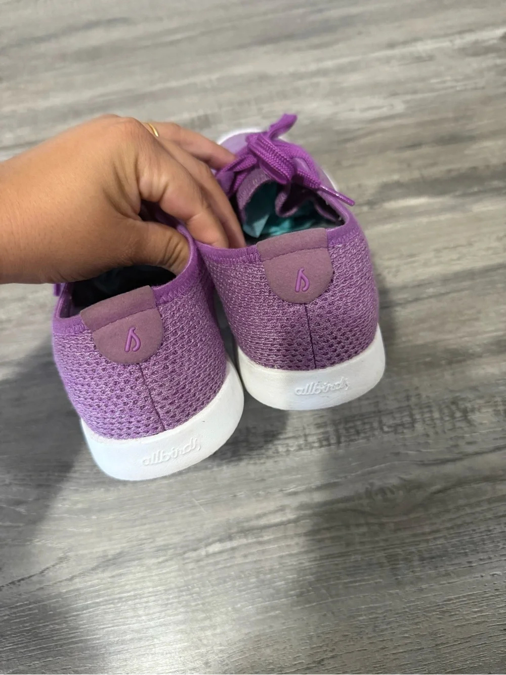 Allbirds Tree Skipper Lux Purple Knit Sneaker Shoe